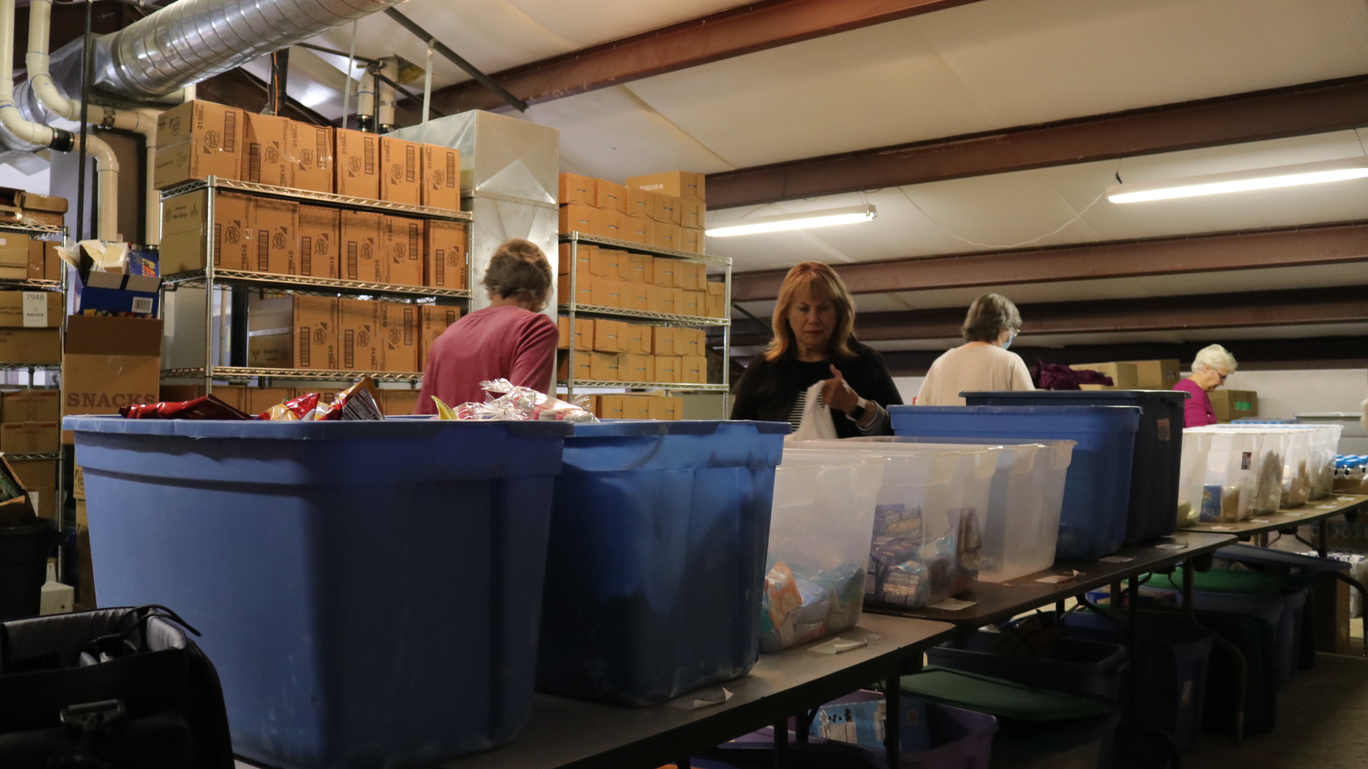 Kid Pack volunteers