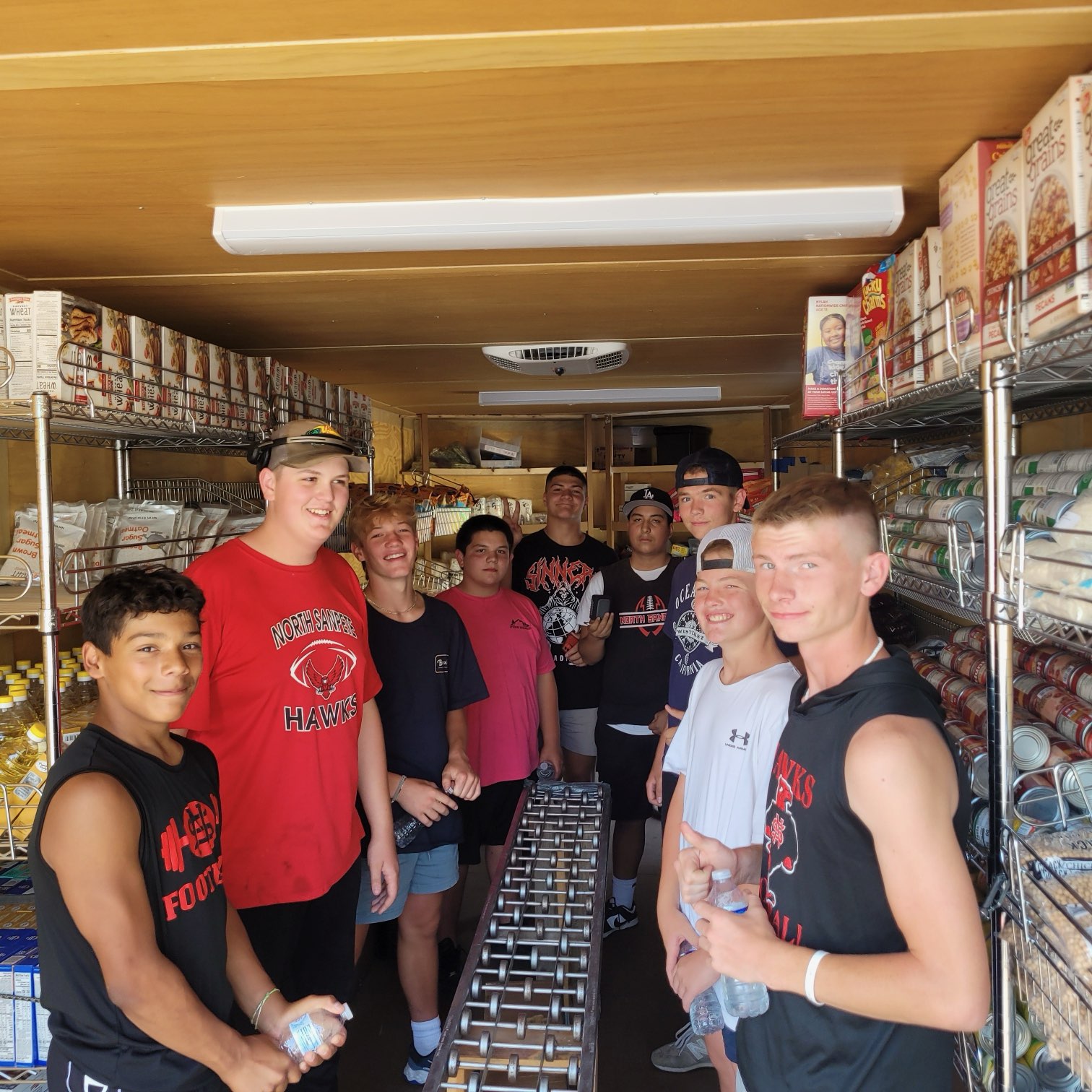 North Sanpete High School volunteers