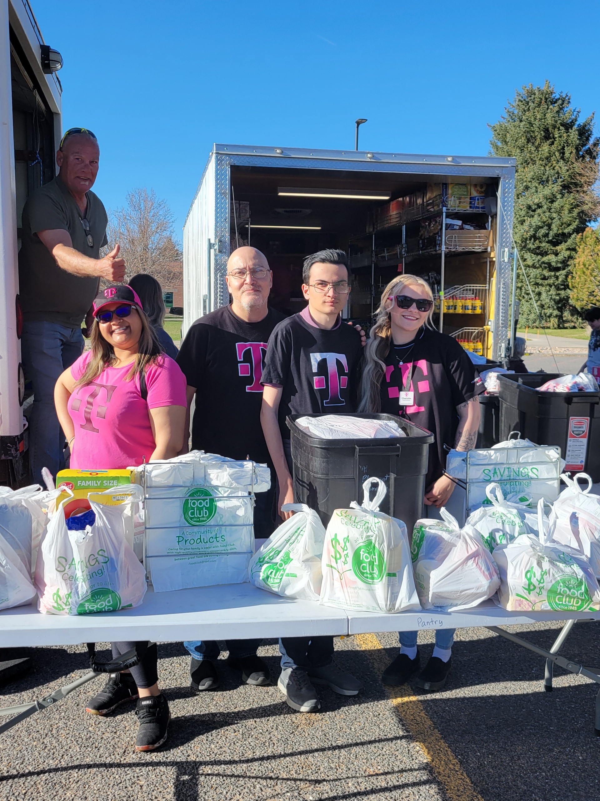 T-mobile volunteers
