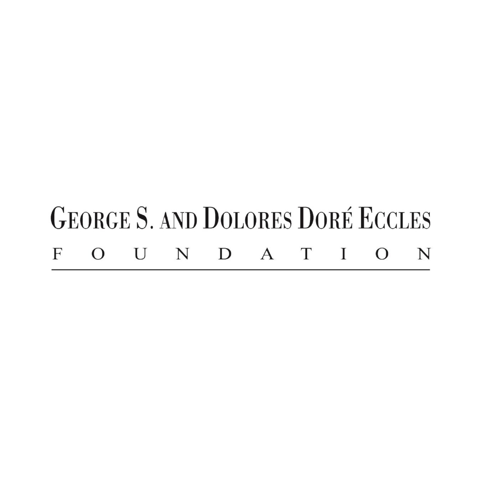 George S. and Dolores Dore' Eccles Foundation logo
